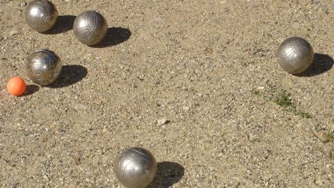 Le terrain de pétanque du Méthéré, gite de groupe Ardeche